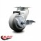 Service Caster 4 Inch Thermoplastic Rubber Swivel Caster with Roller Bearing and Brake SCC SCC-20S420-TPRRF-TLB - alternate 3
